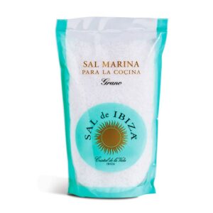 Sal marina grano bolsa 1kg Sal de Ibiza