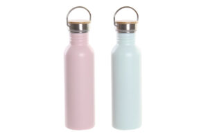 botella aluminio disponible en dos colores