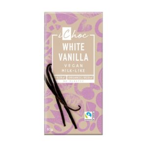 Chocolate blanco vegano con vainilla